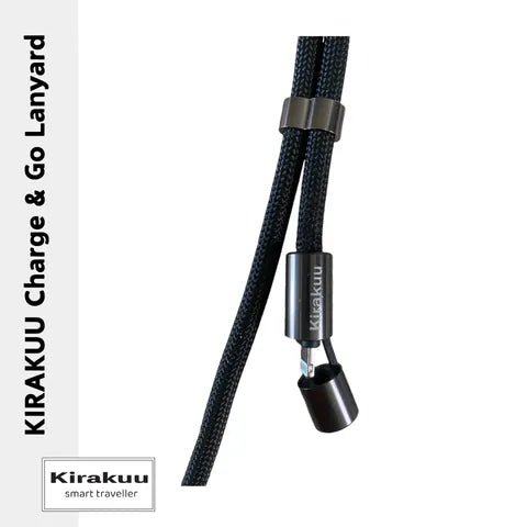 Kirakuu 充電手機繩|多用途頸繩手機帶|USB充電線【逢星期日截單, 預計 : 3至4星期發貨】