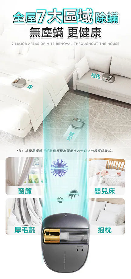 Creatulize 智能無人全面Clean 360°可視化超微吸殺菌消毒除蟎器【逢星期日截單, 預計 : 3至4星期發貨】