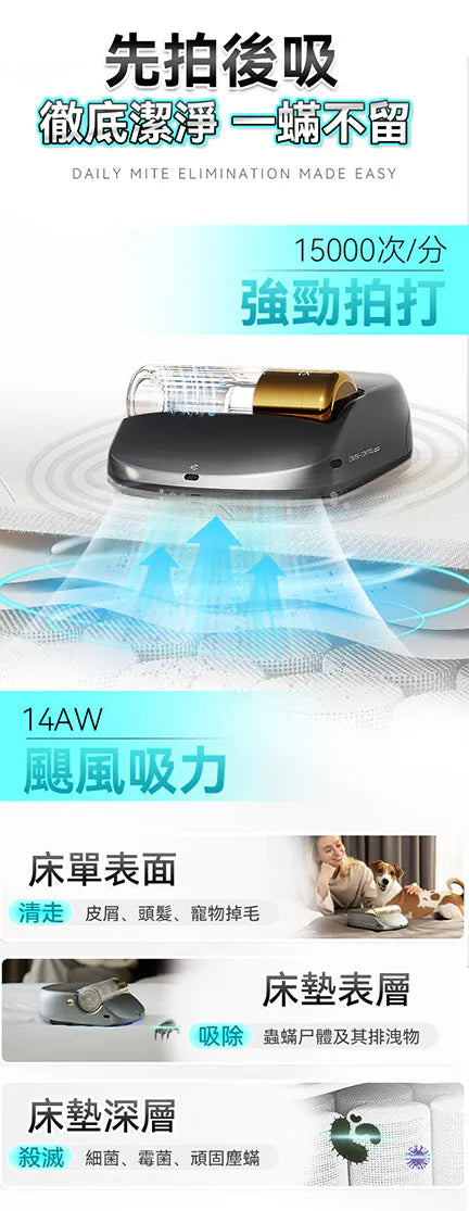 Creatulize 智能無人全面Clean 360°可視化超微吸殺菌消毒除蟎器【逢星期日截單, 預計 : 3至4星期發貨】