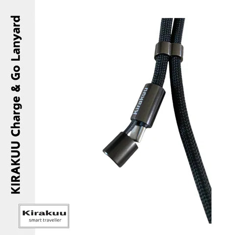 Kirakuu 充電手機繩|多用途頸繩手機帶|USB充電線【逢星期日截單, 預計 : 3至4星期發貨】