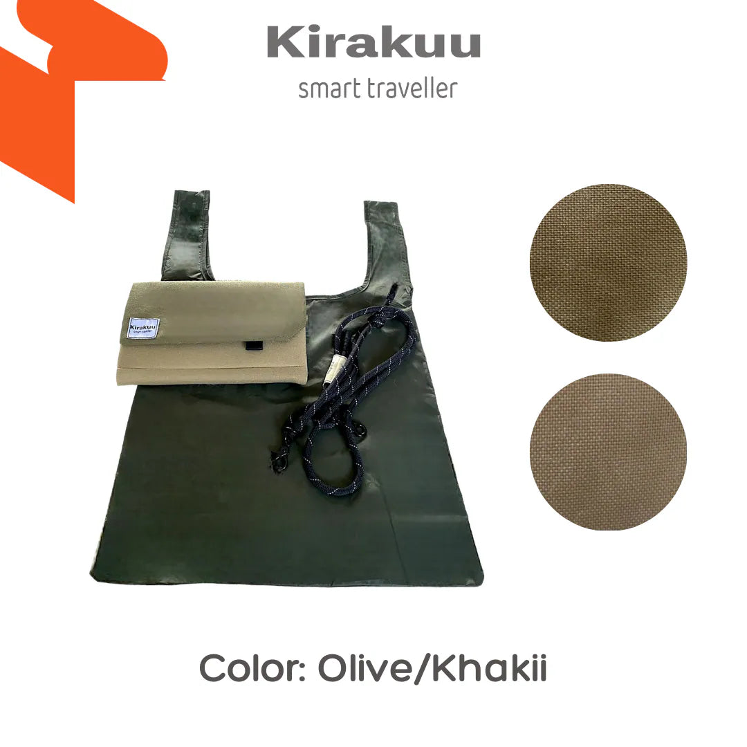 Kirakuu 三用旅行便攜袋【逢星期日截單, 預計 : 3至4星期發貨】