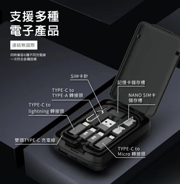 旅遊隨行卡l體積小l內置手電筒l無線充電l適合在外工作旅遊l旅行【逢星期日截單, 預計 : 3至4星期發貨】