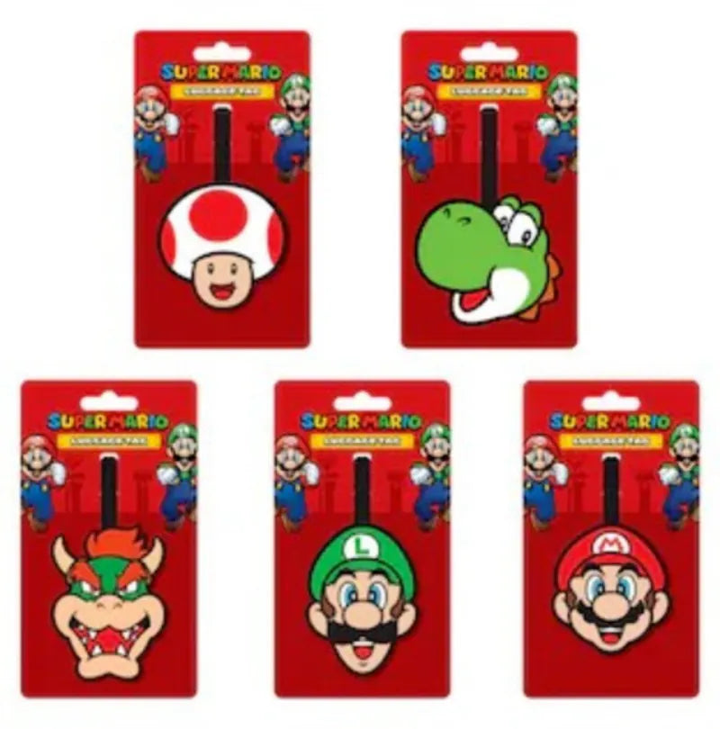【全新Super Mario™ 款式】全球網上獨家發售🏆瑞士Travelmall 多功能行李吊牌 (五款選擇)│防水、防潑 PVC|獨特設計【逢星期日截單, 預計 : 3至4星期發貨】