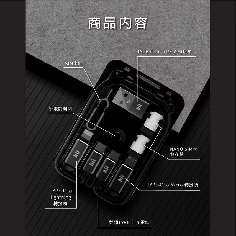 旅遊隨行卡l體積小l內置手電筒l無線充電l適合在外工作旅遊l旅行【逢星期日截單, 預計 : 3至4星期發貨】