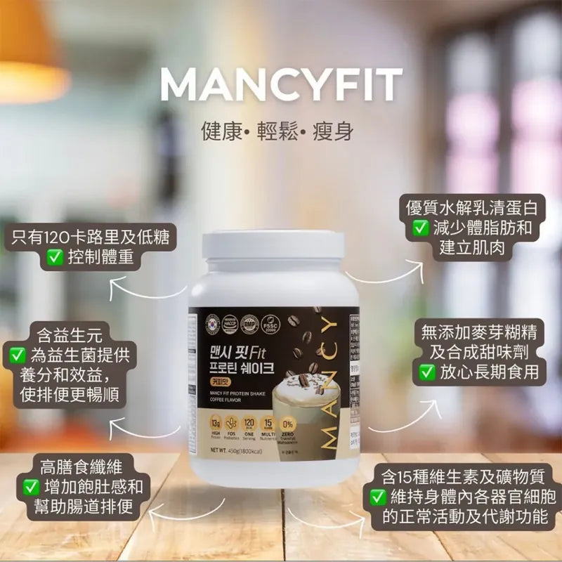 韓國製造 MancyFit 瘦身代餐 | 15天減磅 | 星級代【逢星期日截單, 預計 : 3至4星期發貨】