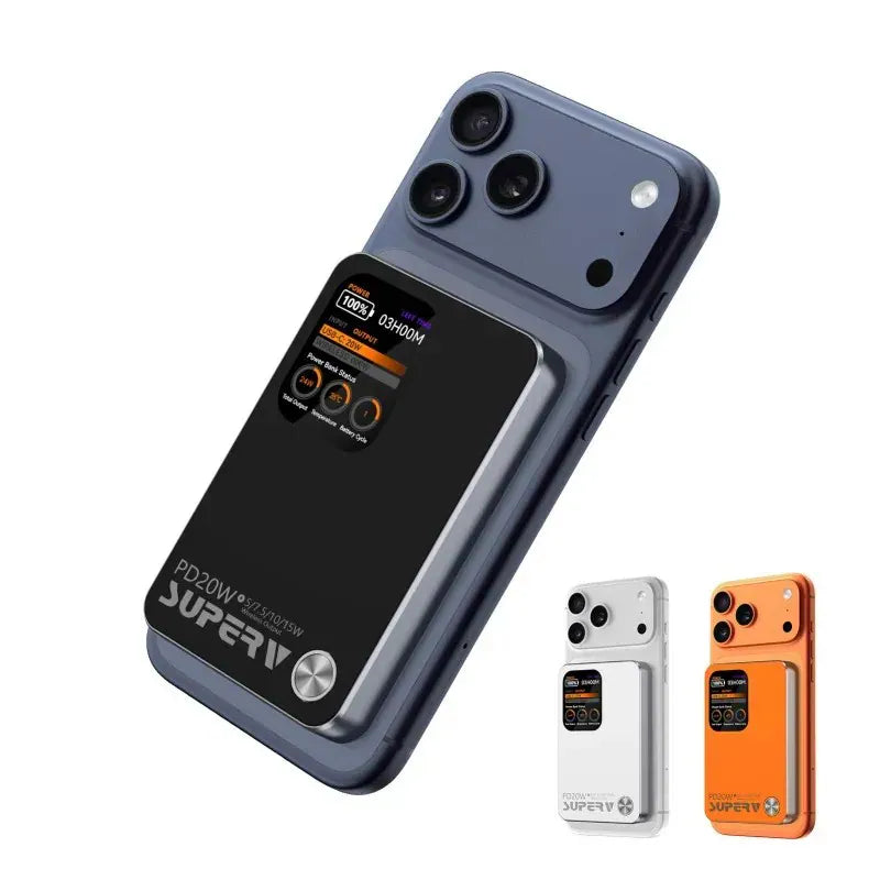 「蘋果家族充電器」 - SUPERV 3C QR 認證 20W 10000mAh 實時溫度監測移動電源【逢星期日截單, 預計 : 3至4星期發貨】