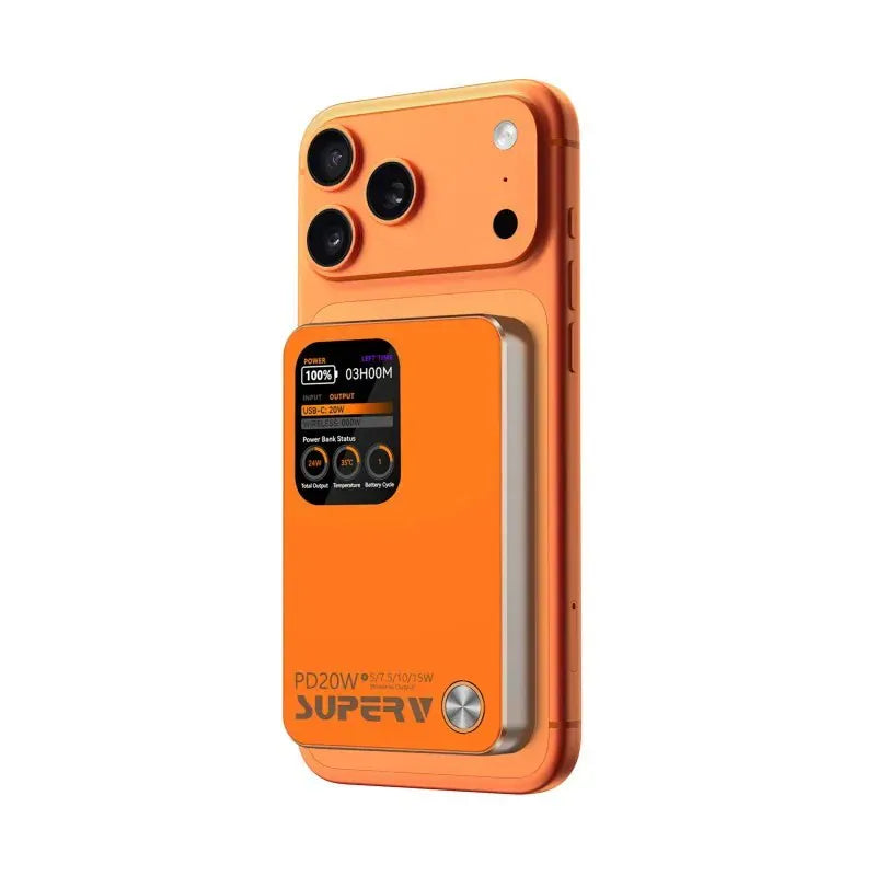 「蘋果家族充電器」 - SUPERV 3C QR 認證 20W 10000mAh 實時溫度監測移動電源【逢星期日截單, 預計 : 3至4星期發貨】